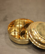 Mini Brass Masala Box - Image 3