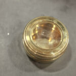 Brass Mini Pooja Box with transparent lid - Image 3