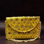 Mirror embroidery purse