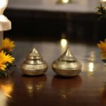 Brass handicrafted kumkum box