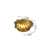 Brass Shell Shape Kumkum box - Image 3