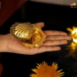 Brass Shell Shape Kumkum box - Image 2