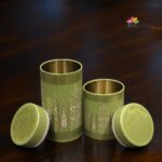 floral printed tin box