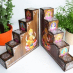 Ashtalakshmi Diya steps - 5 Steps -Assembled