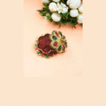 Meenakari work square Fibre Kumkum box - Image 4