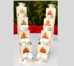 German silver Ashtalakshmi Diya steps - 5 Steps - Image 3