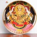 Devi Printed Metal round tray