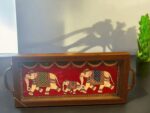 Tanjore Style Painting tray - Image 2