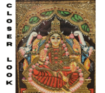 Tanjore Painting - Gaja Lakshmi - Image 2