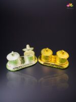 Royal Gold Twin Kumkum Box - Image 3