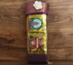 Silk cotton blouse bit with Devi Haldi kumkum packing