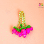 Lotus bud pearl hanging-set of 10