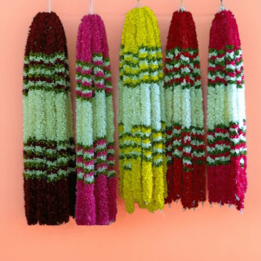 Fabric Garlands-Set of 10