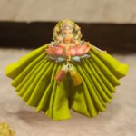 Silk cotton blouse bit with Devi Haldi kumkum packing