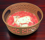 Pichwai Round Metal Tray - Image 4