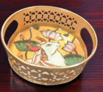 Pichwai Round Metal Tray - Image 3