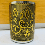 Meenakari Oxidized Steel Glass