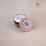 Mandala Print Round Box