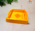 Tradition Touch Kolam Wooden Tray - Image 2