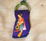 Silk cotton blouse bit with Bangle Baby Shower Kumkum packing - Image 5
