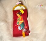 Silk cotton blouse bit with Bangle Baby Shower Kumkum packing - Image 4