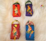 Silk cotton blouse bit with Bangle Baby Shower Kumkum packing - Image 2