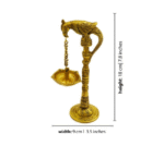 Akrati diya with Parrot - Image 2