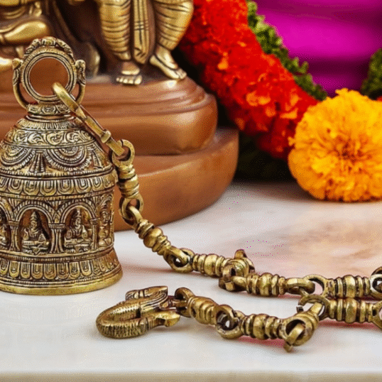 Brass Ashtalakshmi  Bell- 24 inches