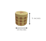 Red and White floral tin box - Image 4