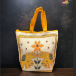 Twin Elephant Printed bag