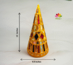 Paruppu Thengai Koodu Pair- Thanjavur Mirror Work - Image 2