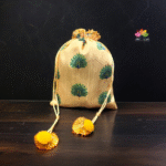 Peacock Printed Potli