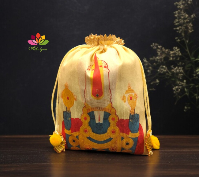 potli (44) Balaji Theme Potli Bag - Image 1