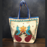 Twin Peacock Printed Bag