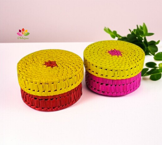 Palm Leaf Storage Box