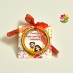 Baby shower seemantham Cards With Silk Thread Bangles
