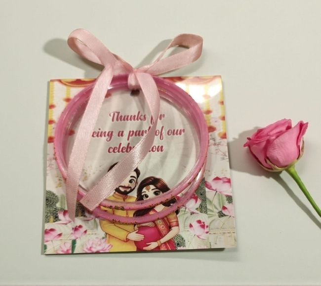 cards Baby shower seemantham Bangle Cards - Image 1
