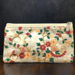 Embroidered Silk Pouch