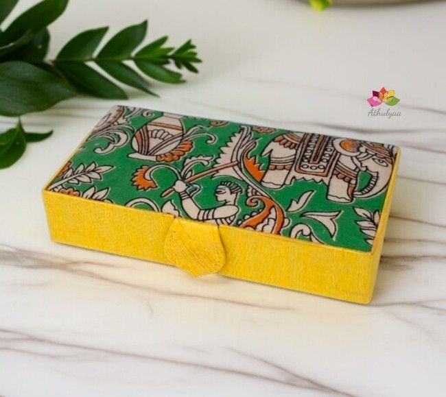 jewell box (6) Kalamkari Rectangle Jewellery Box - Image 1