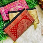 Banarasi Zipper Purse