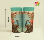 Elephant printed tin box - Image 3