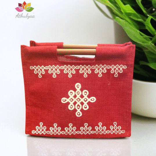 Jute Kolam Bags With Stick