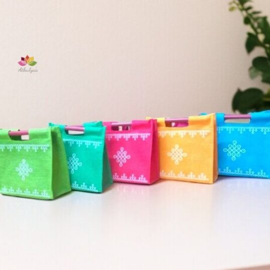 Jute Kolam Bags With Stick