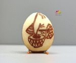 Hand Carved Dry Coconut Artwork - Image 4