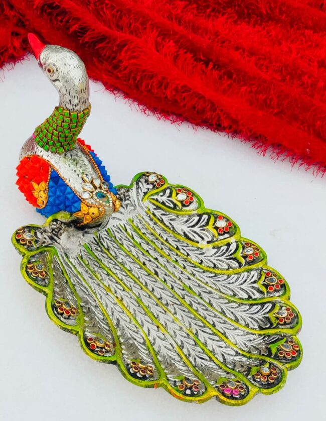 Antique German Silver Big Size Swan Plater - Image 3