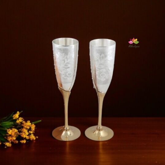 German silver wine glass