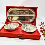 German Silver Twin bowl for return gifts