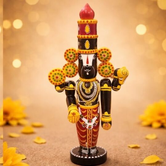 Balaji wooden idol