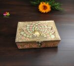 Meenakari jewellery box-Big by Athulyaa for storing rings and earrings