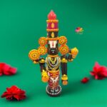 Wooden Lord Venkateswara Balaji Etikoppaka Doll
